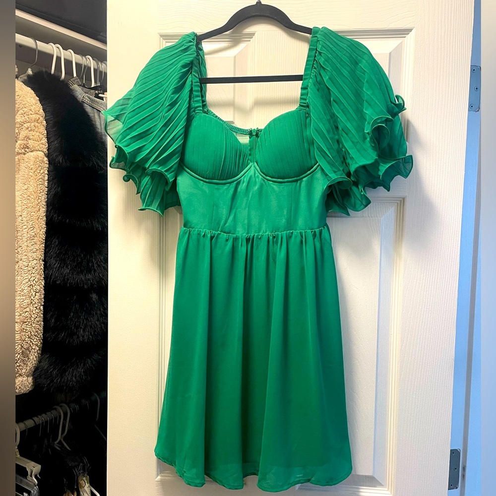 Green Cocktail Dress